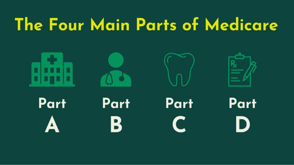 The Four Main Parts of Medicare